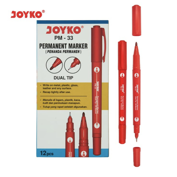 

SPIDOL PERMANEN / PERMANENT MARKER PM-33 JOYKO ( PCS )