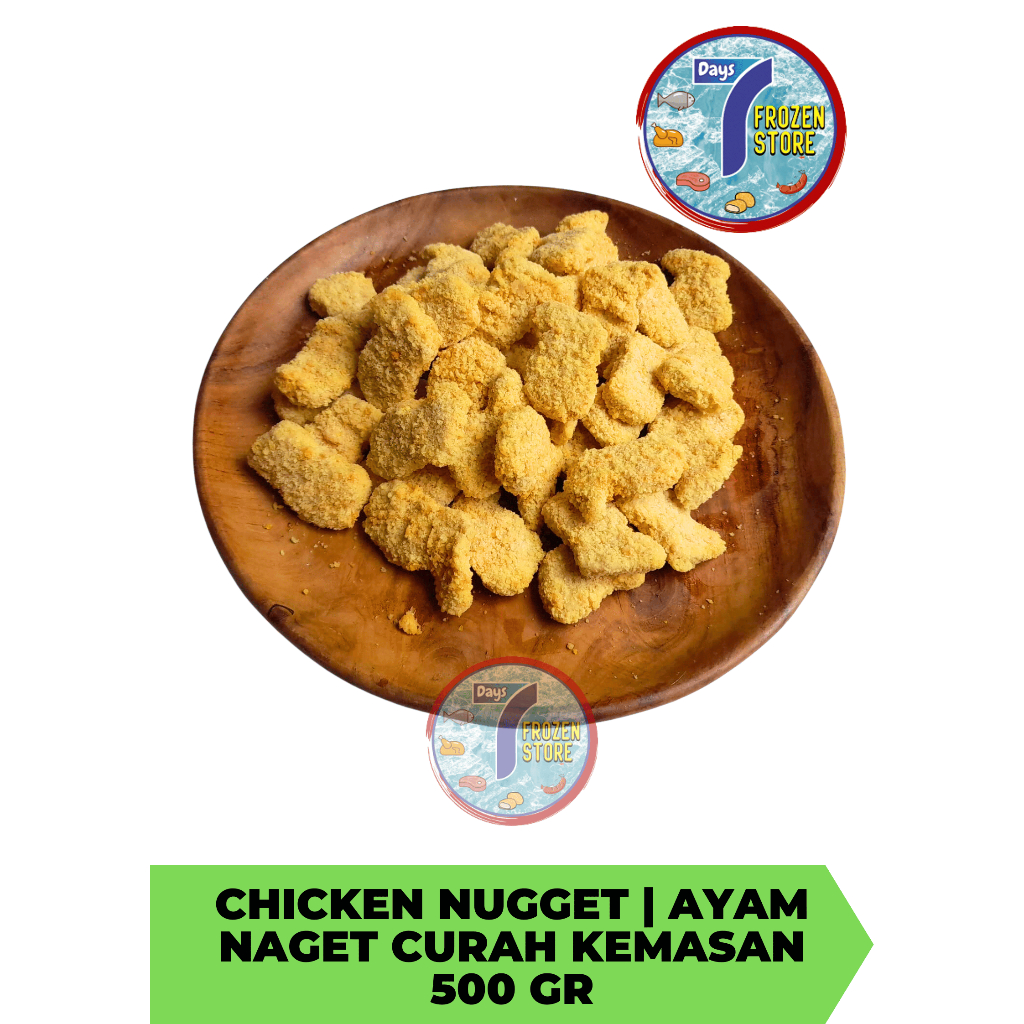 

Chicken nugget | ayam naget curah kemasan 500 gram