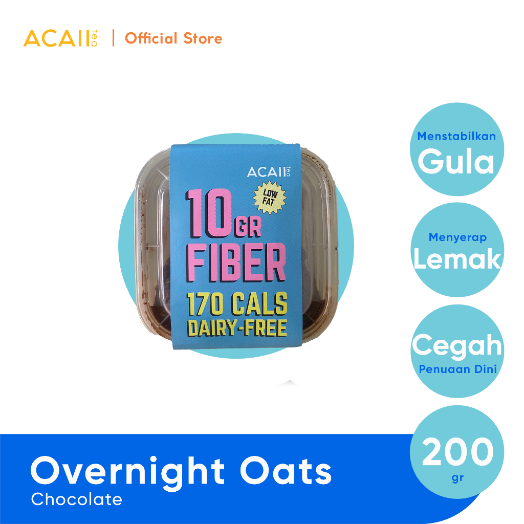 

Acaii Tea Overnight Oats Chocolate 200gr
