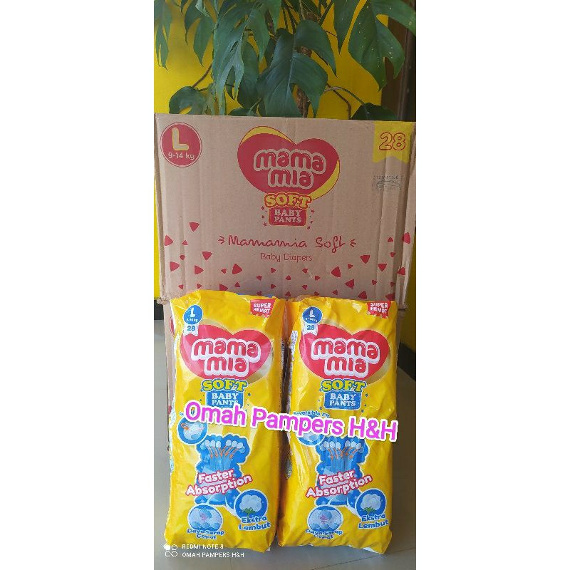 Diapers Mamamia SOFT Pants M32/L28