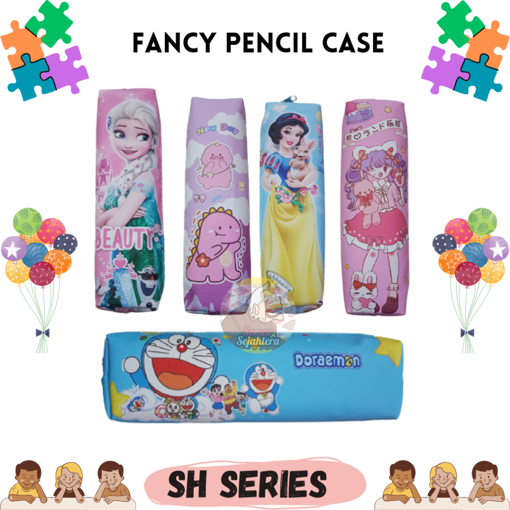 

[PCS] KOTAK PENSIL KAIN / TEPAK PENSIL RESLETING FANCY SH SERIES