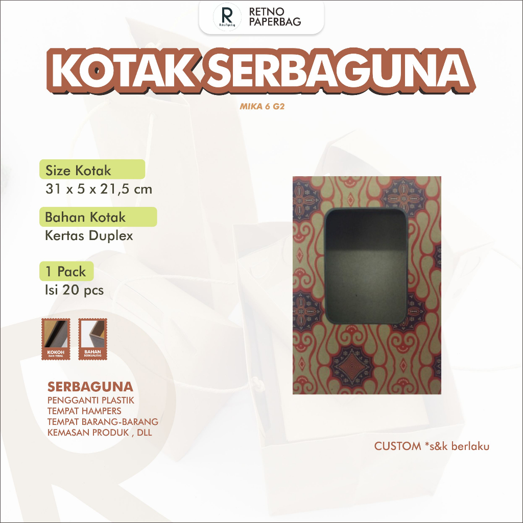 

Kotak Serbaguna Mika Duplex 6 G2-Retno Paperbag