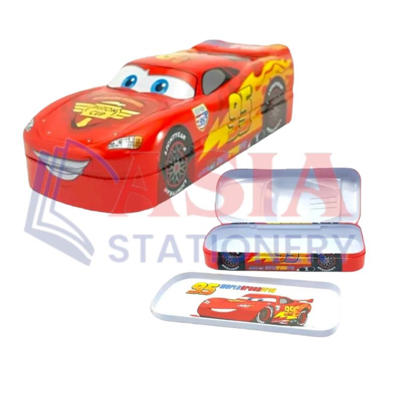 

Kotak Pensil Cars McQueen/ Kaleng Pensil Bentuk Mobil Pensil Case Car
