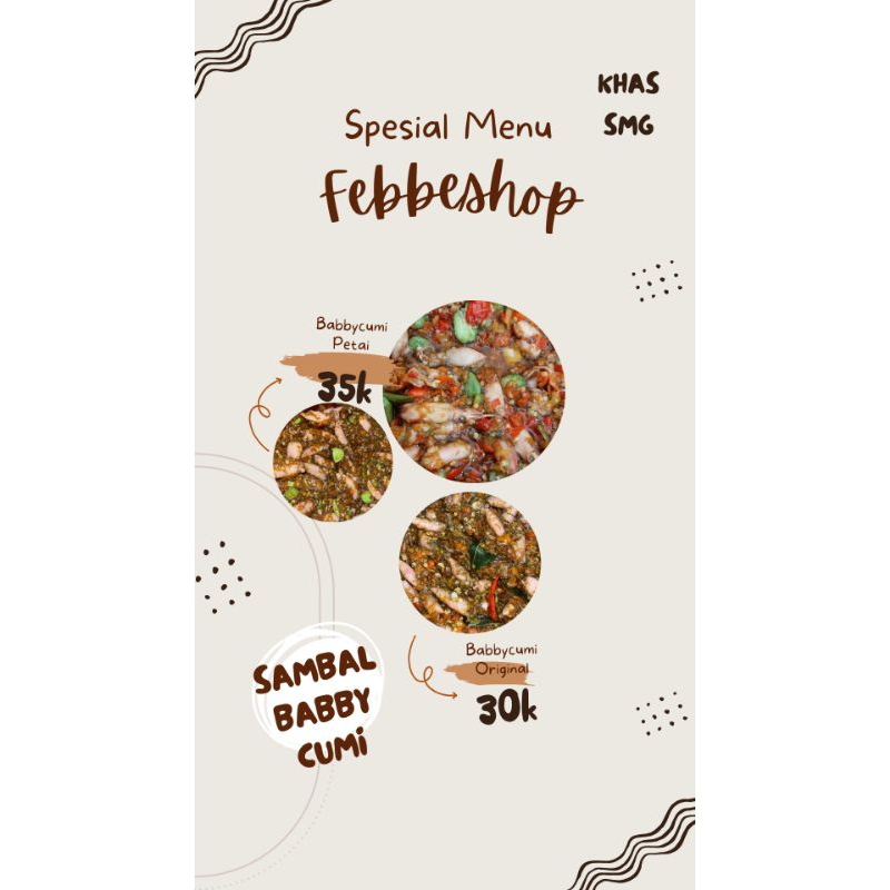 

sambal baby cumi sambal viral joss sambal cumi khas semarang