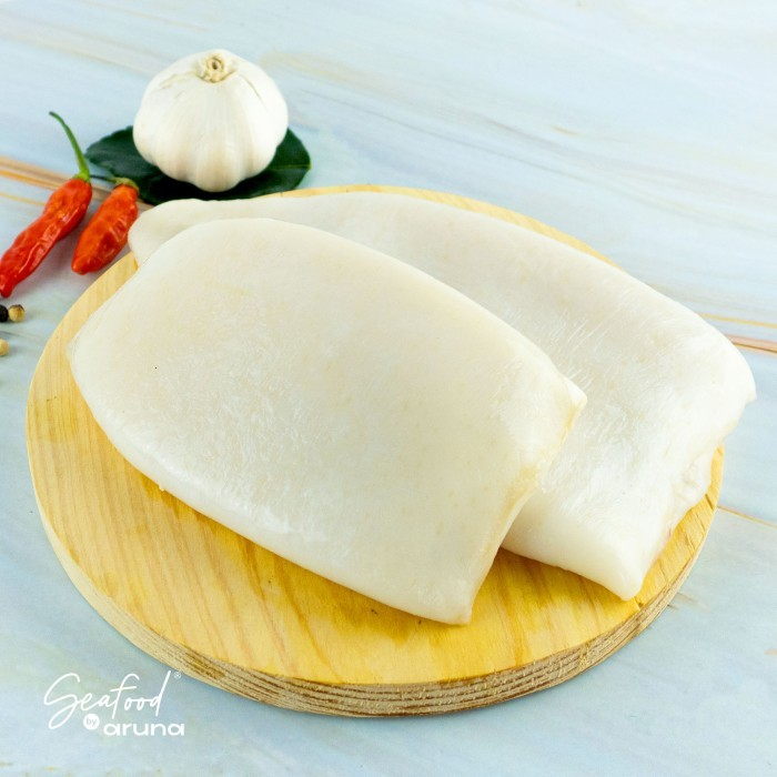 

Cumi Tube / Cumi Kupas 1KG - Seafood By Aruna