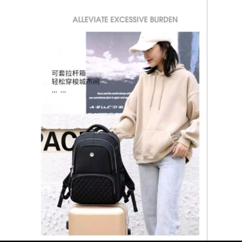 aqq Tas Ransel Wanita Chibao Original 708#muat laptop