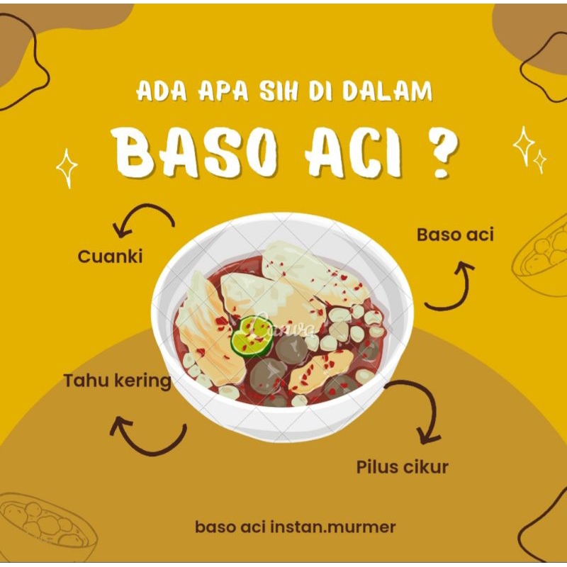 

Baso aci instan dapat banyak , pastinya murce.