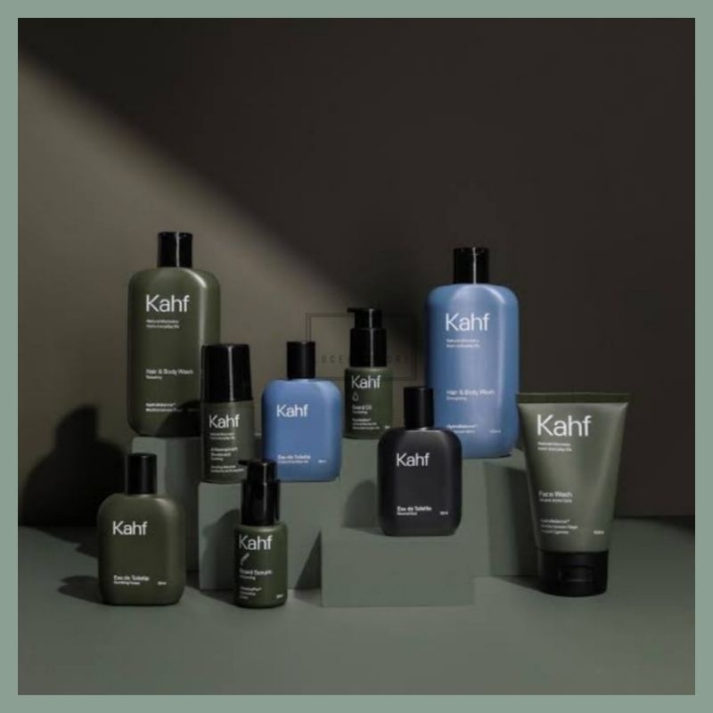 *Luceatstore* NEW Kahf Skincare For Men Murah | Parfum EDT Face Wash Body Wash Sunscreen Scrub Oil S
