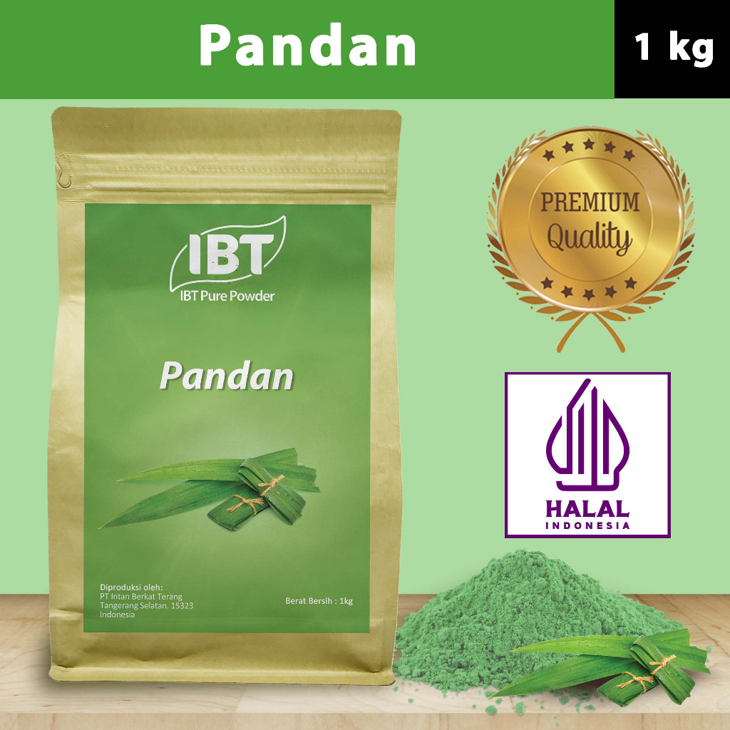 

Pure Pandan Powder Essence Murni Bubuk Import Makanan Kue