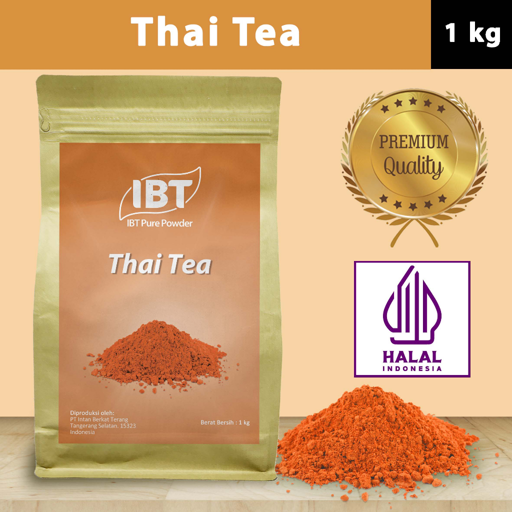 

Pure Thai Tea Powder Essence Murni Bubuk Import Makanan Kue
