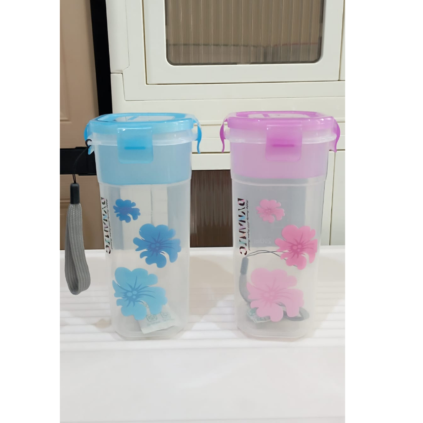 Botol Minum Kekinian Dynamic 0372 Botol Air Minum Plastik Isi 500ml | Botol Infused Water | Botol Se