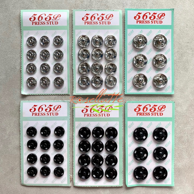 KANCING JEPRET KETUP BESI KECIL, SEDANG & BESAR
