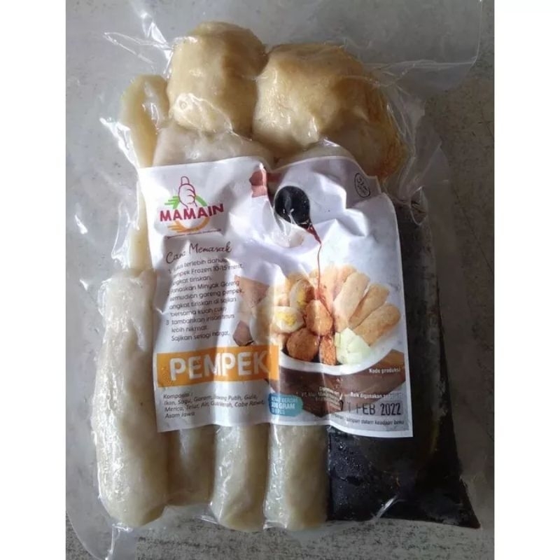 

Pempek Mixed Mamain Isi 8 Pcs 330gr Pempek Campur Halal