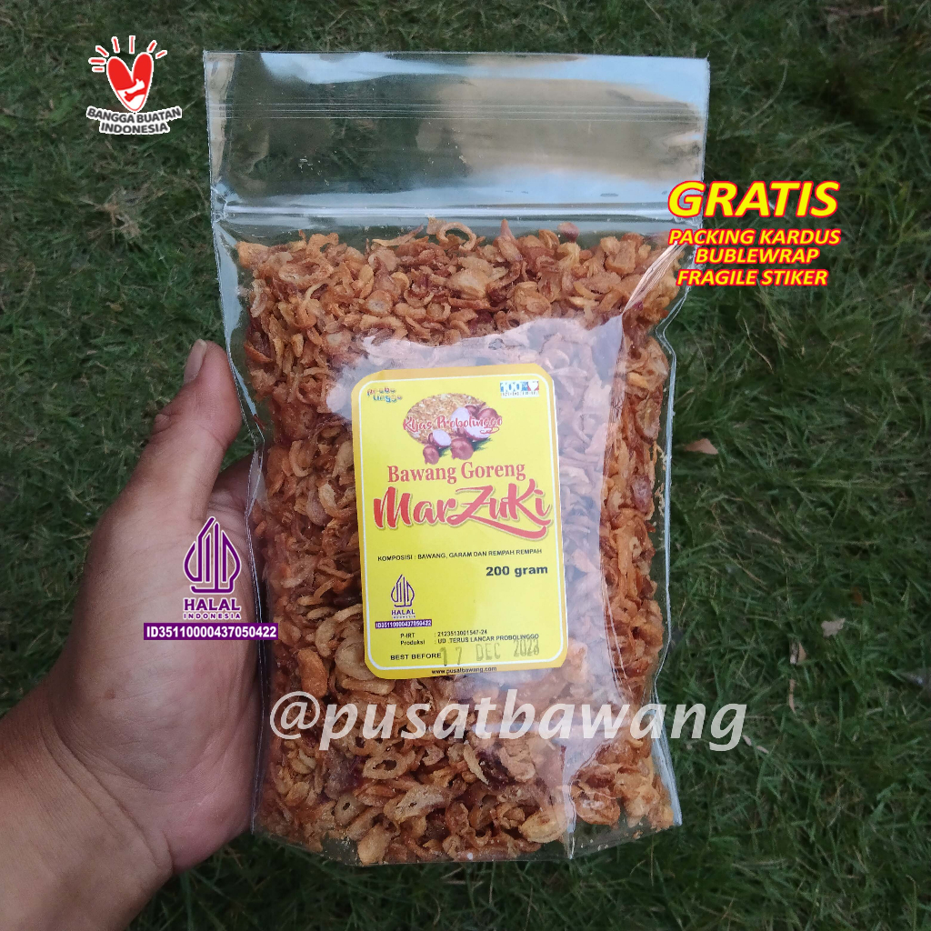 

bawang goreng asli probolinggo 200gr asli