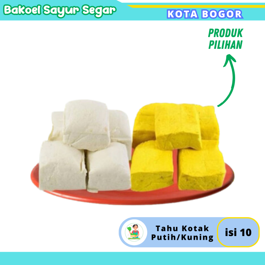 

Tahu Putih/Kuning isi 10 Tahu baru setiap hari