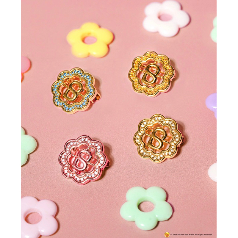 Buttonscarves x Chupa Chups Daisy Petite Brooch Package Ready Stock Siap Kirim‼️ (keterangan pada bo