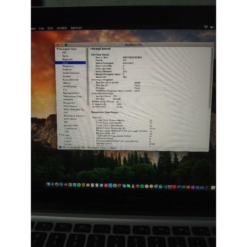 Macbook Pro 13 inch 2011 Siap pakai