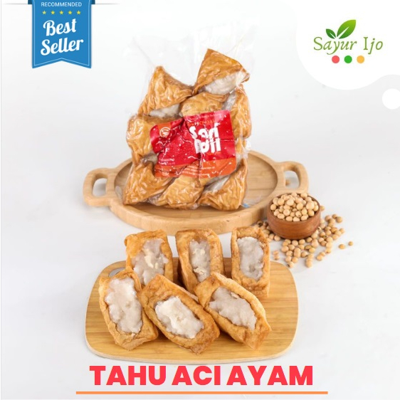 

Tahu Aci Ayam UD Sari Adil 450 Gram / Pack Fresh Tofu Daging Baso Segar