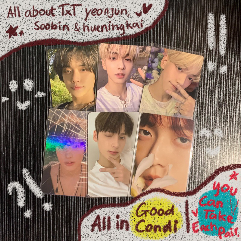 [BACA DESKRIPSI] PHOTOCARD PC OFFICIAL TXT TOMORROW BY TOGETHER TEMPTATION THE NAME CHAPTER TNCT ERA