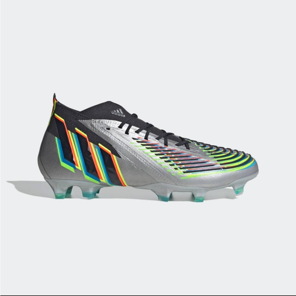 Adidas predator Edge.1 Firm ground soccer cleats silver metalic sepatu bola adidas predator terbaru 