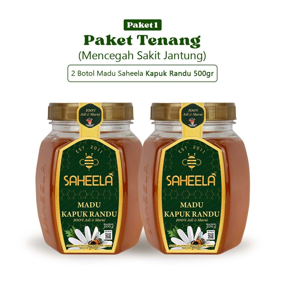 

PAKET 1 [PAKET TENANG] >> 2 Botol Madu Murni Saheela Kapuk Randu 500gr