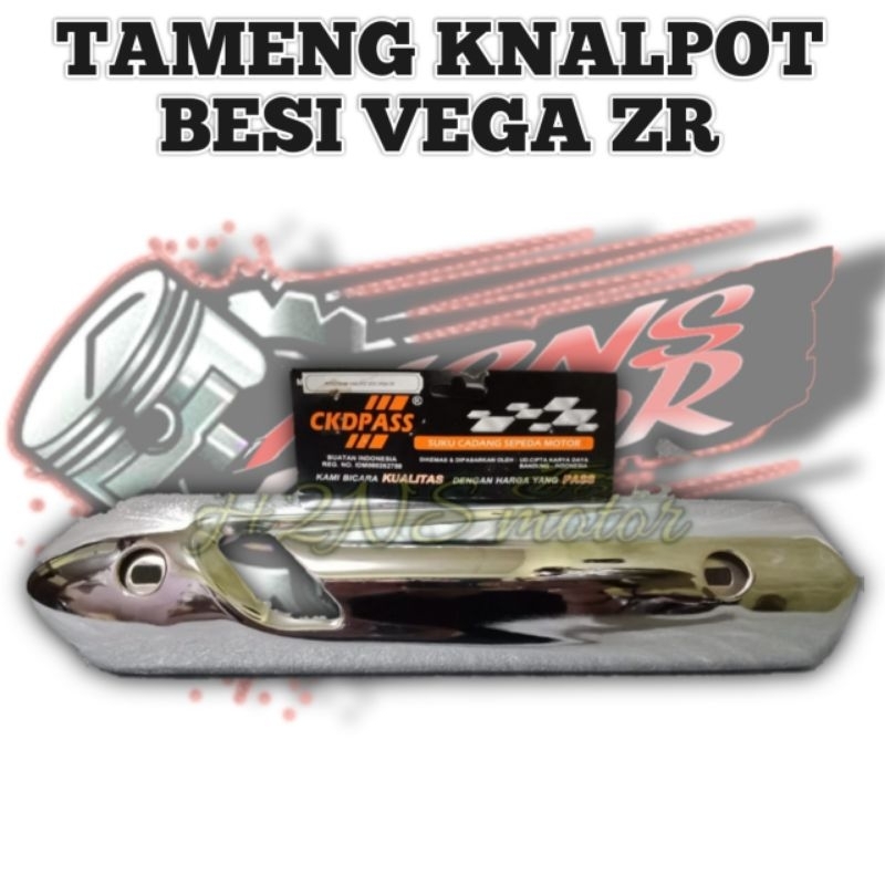 PENGAMAN KNALPOT/TAMENG KNALPOT VEGA ZR/VEGA ZR NEW HARDCROME KINCLONG