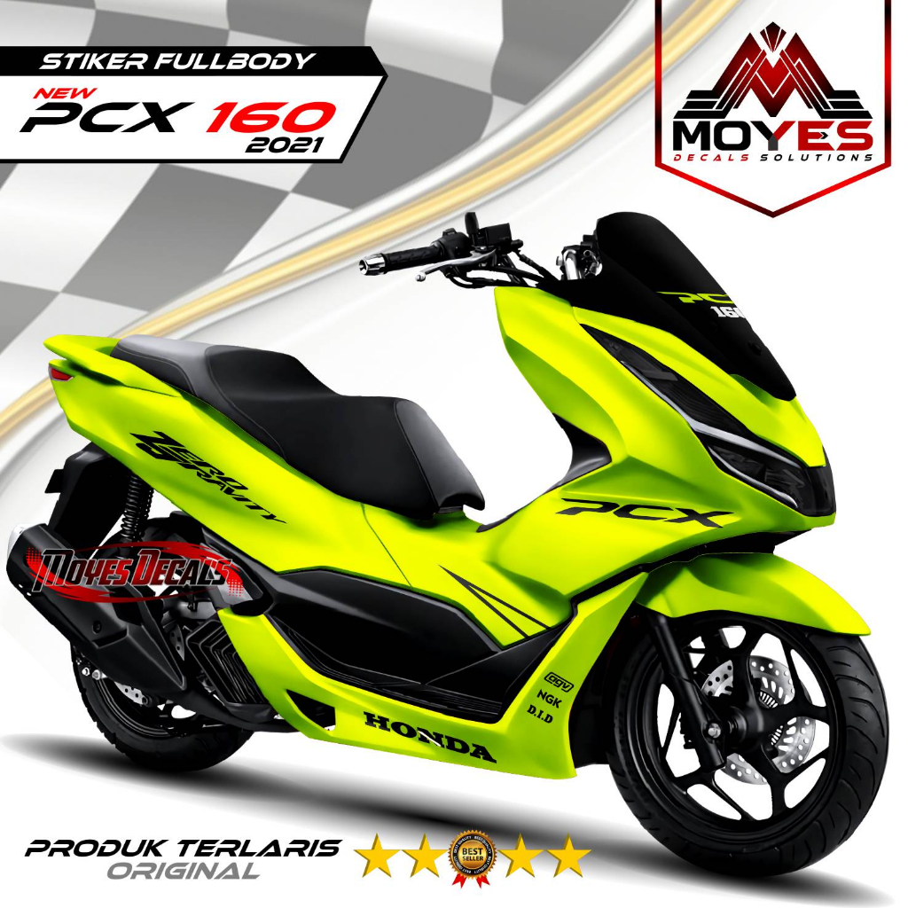 COD - Decal Stiker Honda PCX 160 Fullbody - Stiker  PCX 160 Desain Polos