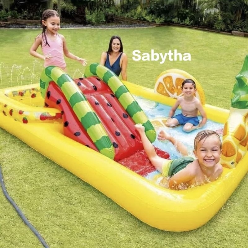 Kolam Renang Anak Perosotan Fun Fruity Play Center INTEX #57158 57149 57161 57154 57444 57453 57162 