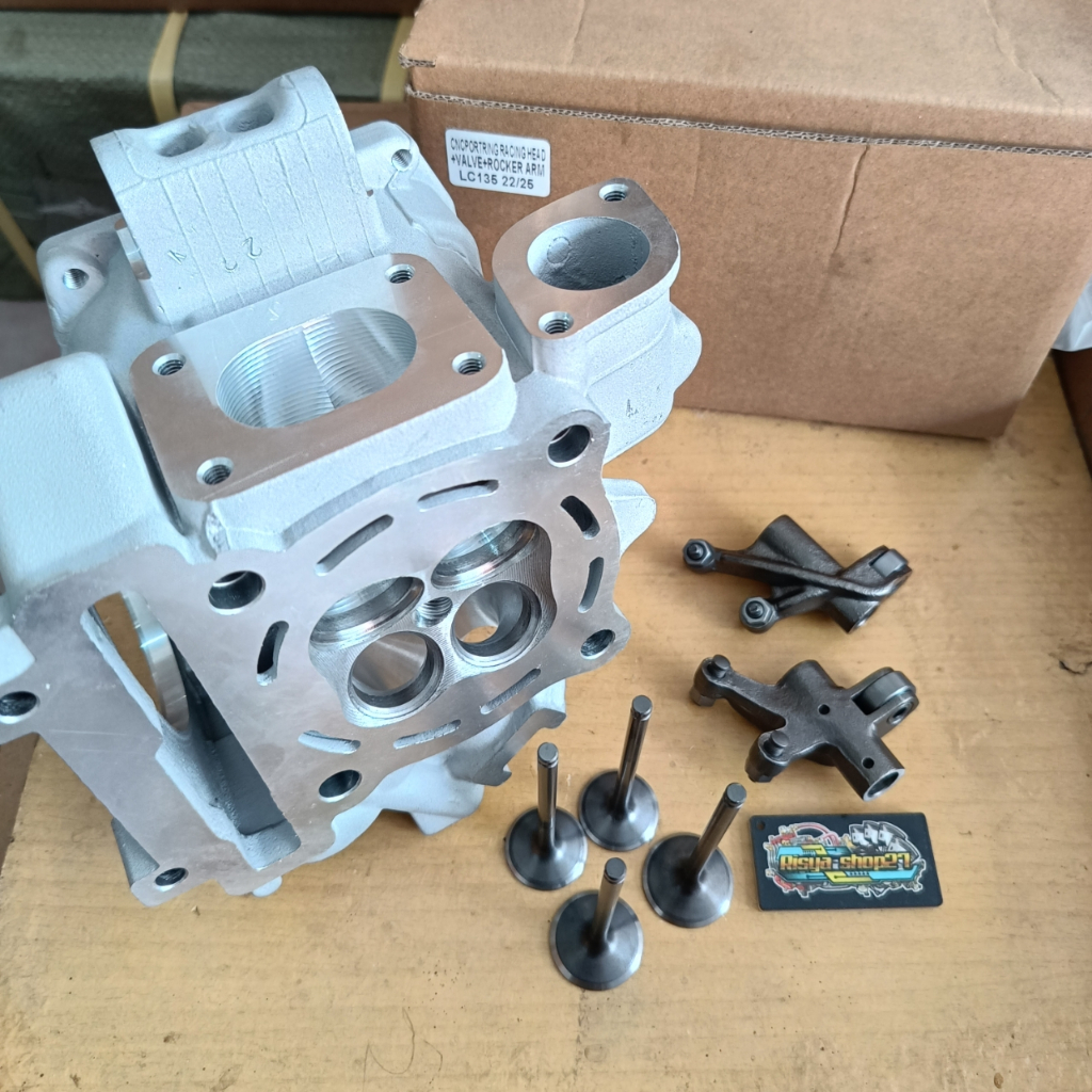 Head Racing Kop Jupiter Mx Vixion mx king r15 v2 klep 25 22 Porting CNC harian Touring