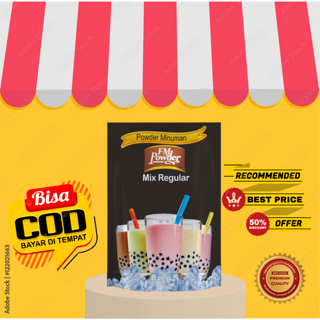 

FM Powder drink - Bubuk minuman 1kg varian tea