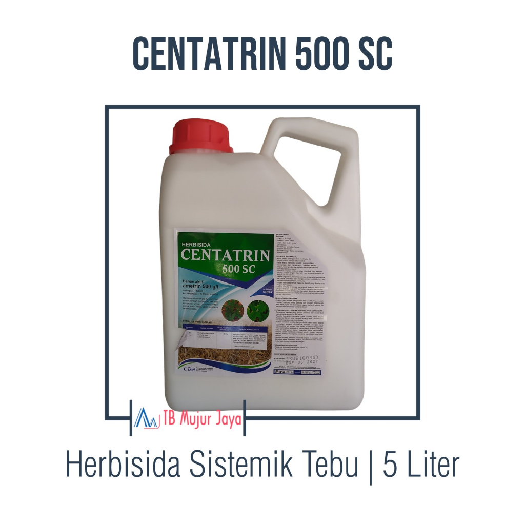 Centatrin 500 Sc (Ametrin) Herbisida Sistemik Tebu 5 Liter