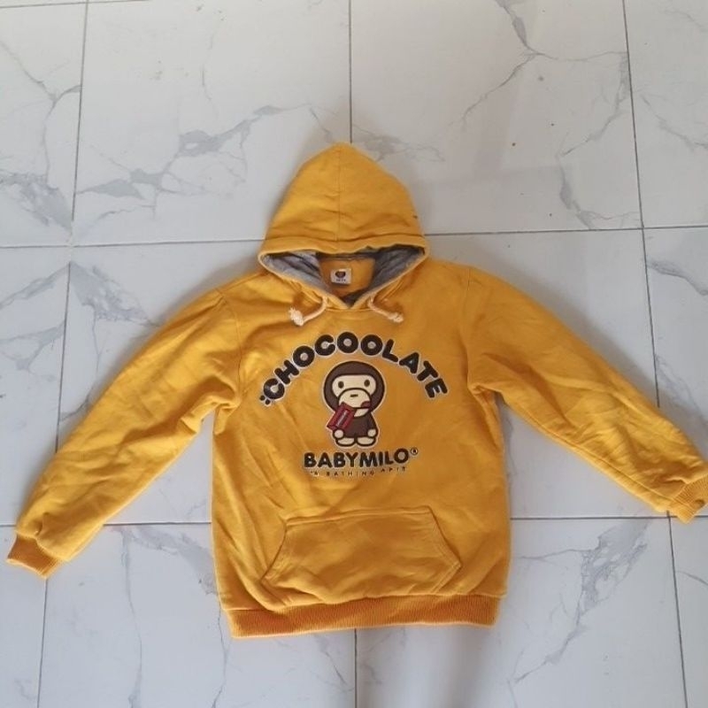 hoodie baby milo x a bating bape