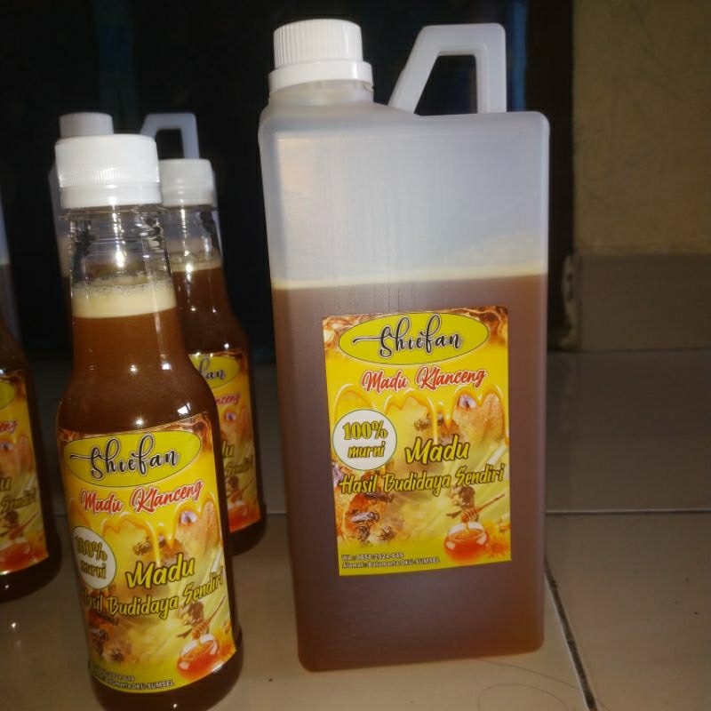 

Madu Klanceng Murni 100%, kemasan 1000g