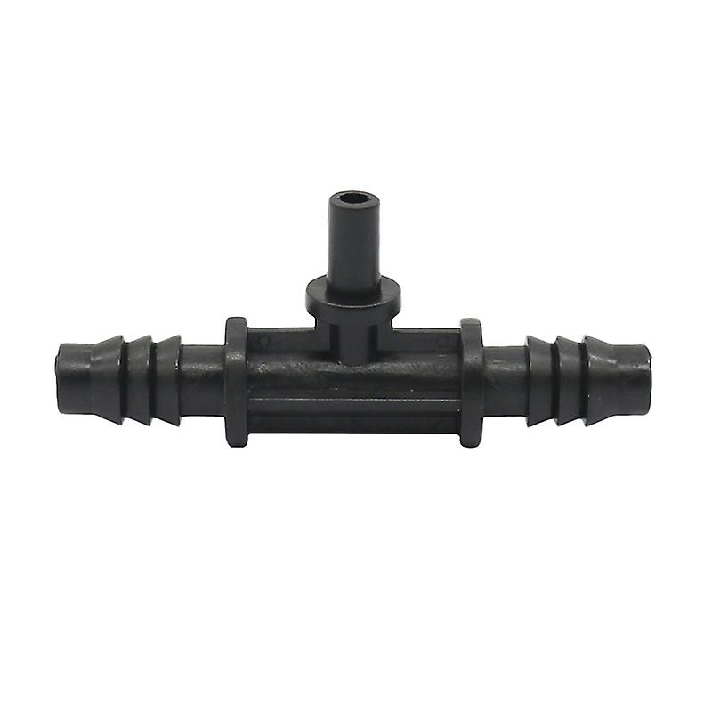 Konektor Tee selang PE 11mm ke nozzle sprayer Sprinkler 6mm