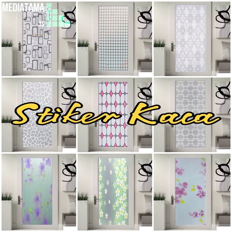Stiker Kaca Jendela Stiker Kaca Jendela Rumah Stiker Kaca Pintu
