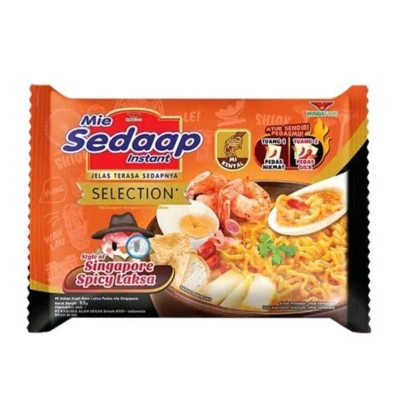 

mie sedap Singapore spicy laksa 83 gram