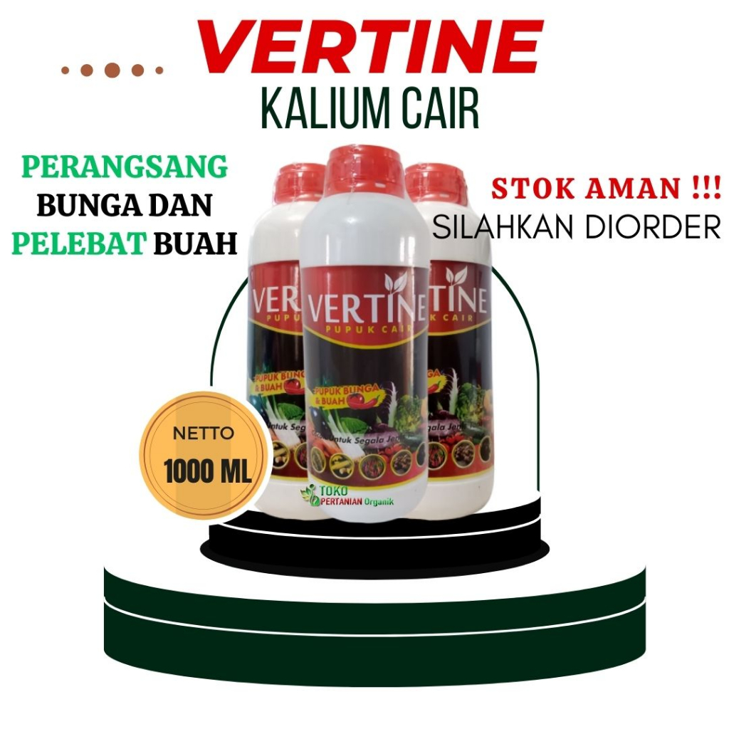 Pupuk Kalium Cair untuk bawang merah, Nutrisi cair yang mengandung kalium tinggi