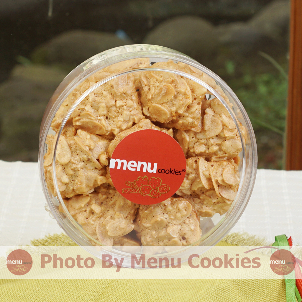

Menu Cookies | Almond Crunch | Kue Manis | Kue Kering | Kue Lebaran | Cookies | Kue Kering Homemade | Kue Kering Enak | Parcel Lebaran