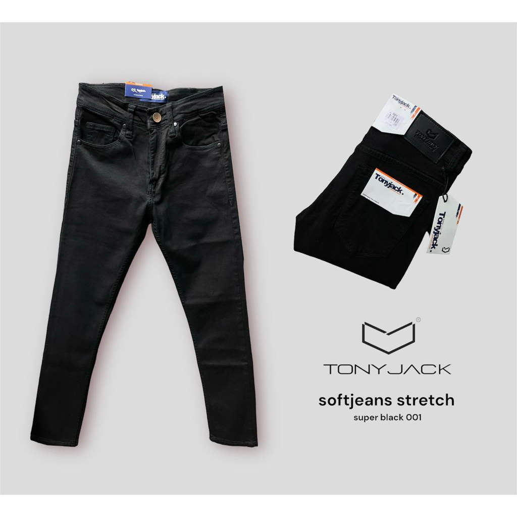 MARKASS STYLE - Celana Soft Jeans Panjang Pria Slimfit Straight Original TonyJack - Celana Jeans Pri