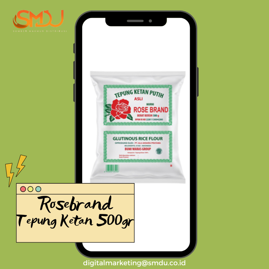 

ROSEBRAND TEPUNG KETAN 500GR BELI 1 DUS LEBIH HEMAT