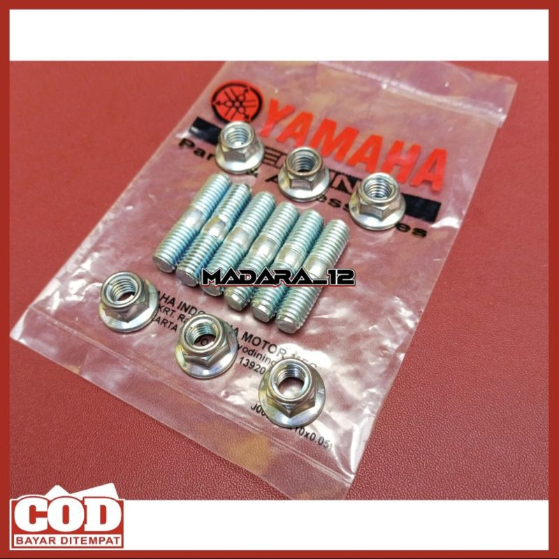 baut dan mur nap gear gir yamaha jupiter mx king 150 vixion r15 jupiter mx new old/baud baut mur nap