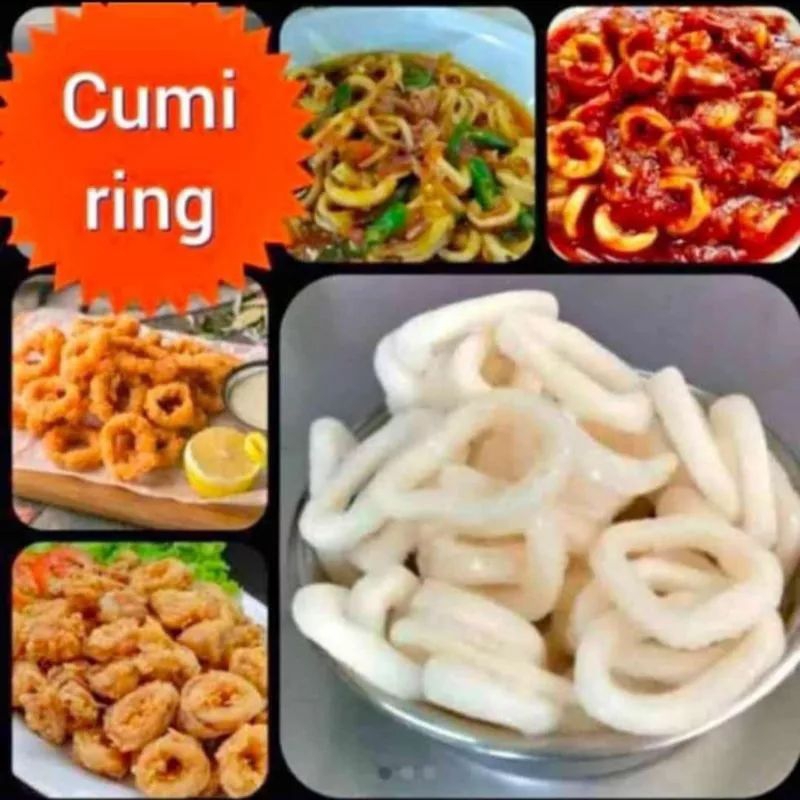Cumi ring cumi frozen 500 gram