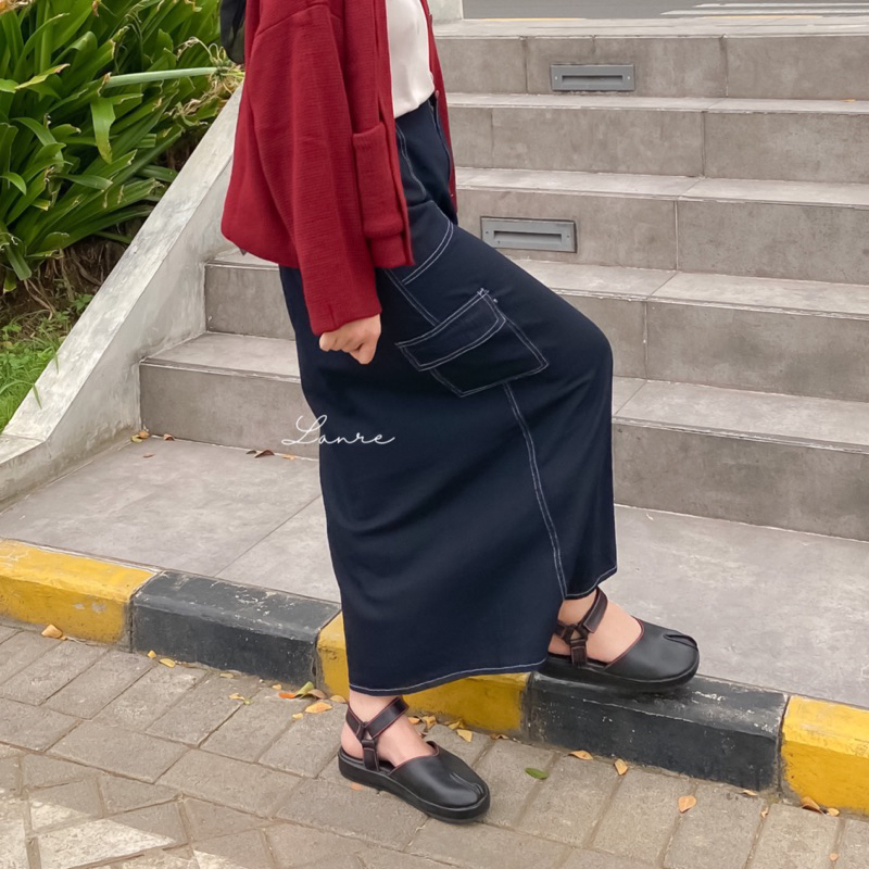 Rok Span Cargo Jeans Ori Premium Highwaist