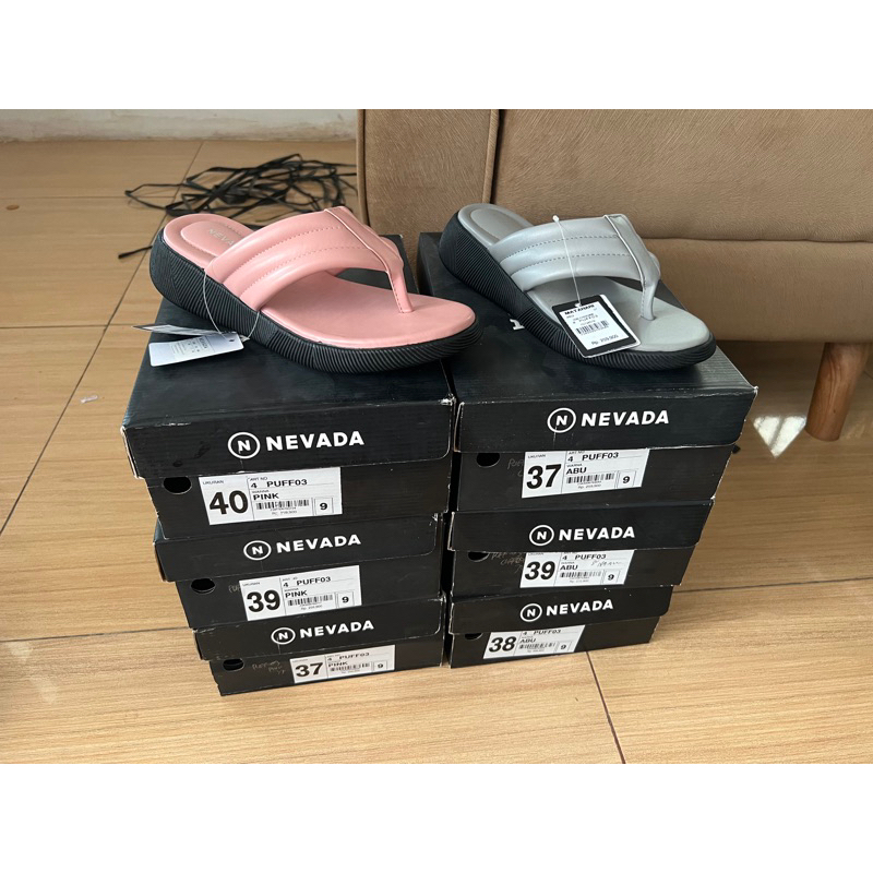 SANDAL WEDGES JEPIT MERK NEVADA ORIGINAL