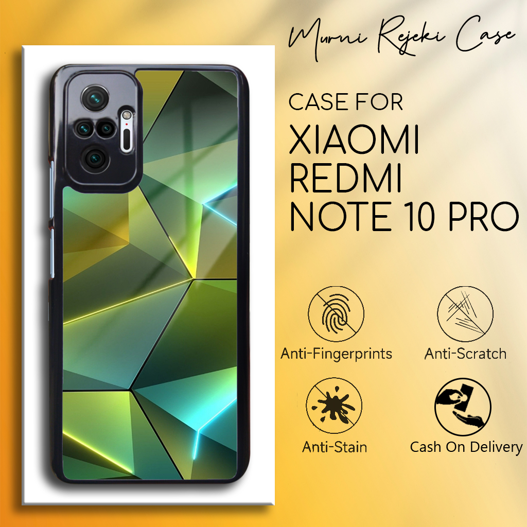 Case Redmi Note 10 Pro Casing Redmi Terbaru Abstrak Kubik Terlaris Termurah Hardcase Softcase Glossy