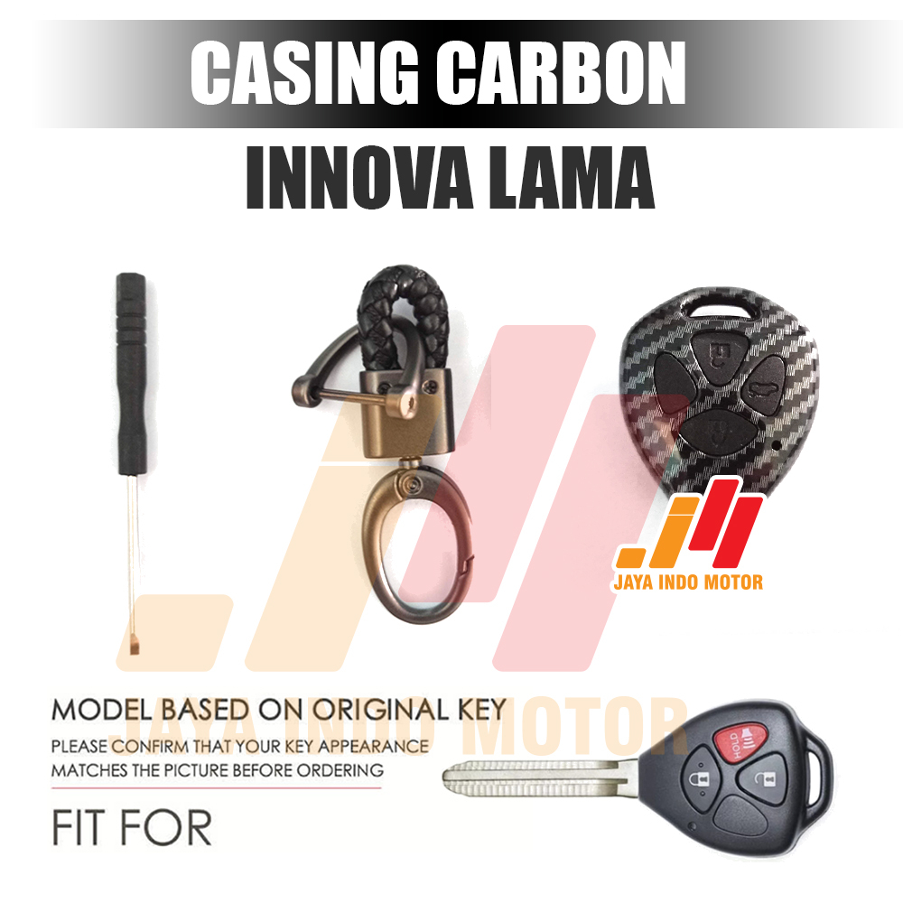 casing kunci/sarung kunci carbon innova
