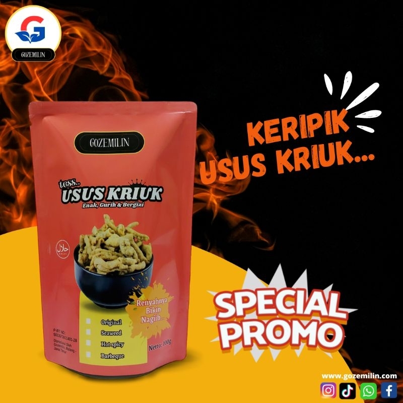 

Keripik Usus Ayam Usus Keriuk 100g PREMIUM GOZEMILIN cemilan keripik jajanan keripik Usus snack terbaru enak cemilan enak makanan enak usus ayam oleh oleh snack terbaru snack enak usus crispy usus krispy oleh oleh malang usus krispi cemilan terbaru