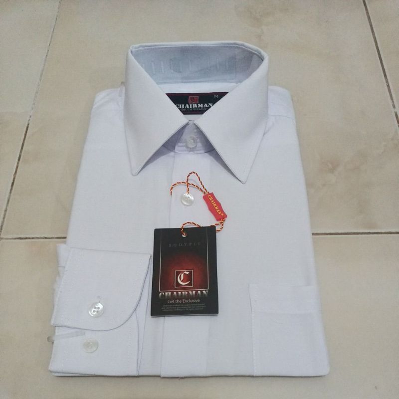 Kemeja Chairman Polos/Kemeja Pria Polos