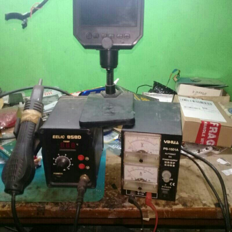 Solder Uap+Power Supply+Microsope Mini