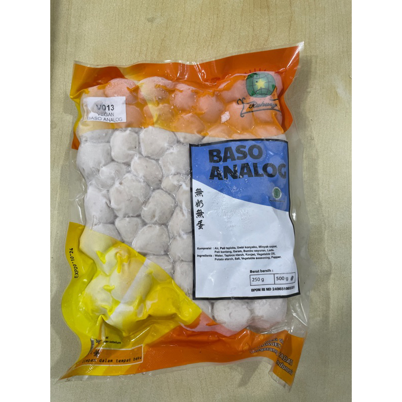 

Bakso Ikan Analog Vegetarian